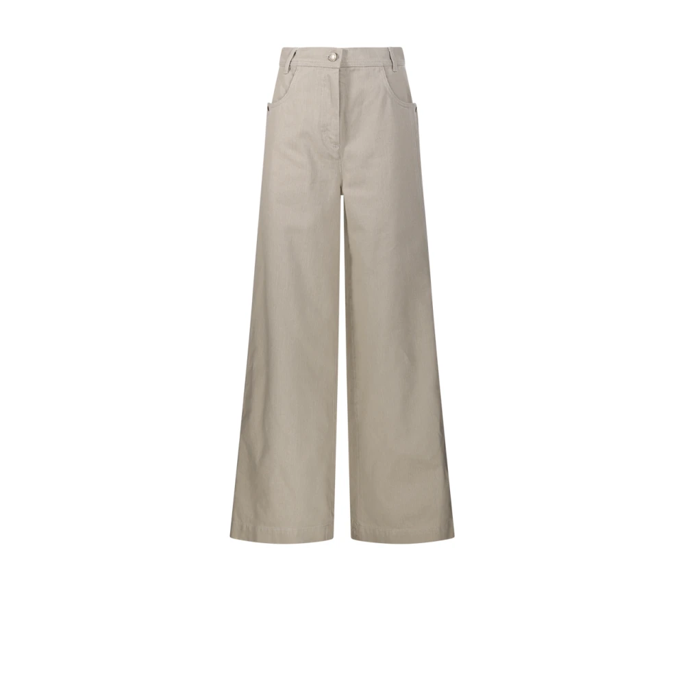 Max Mara , Damen, Hosen, Beige, M 