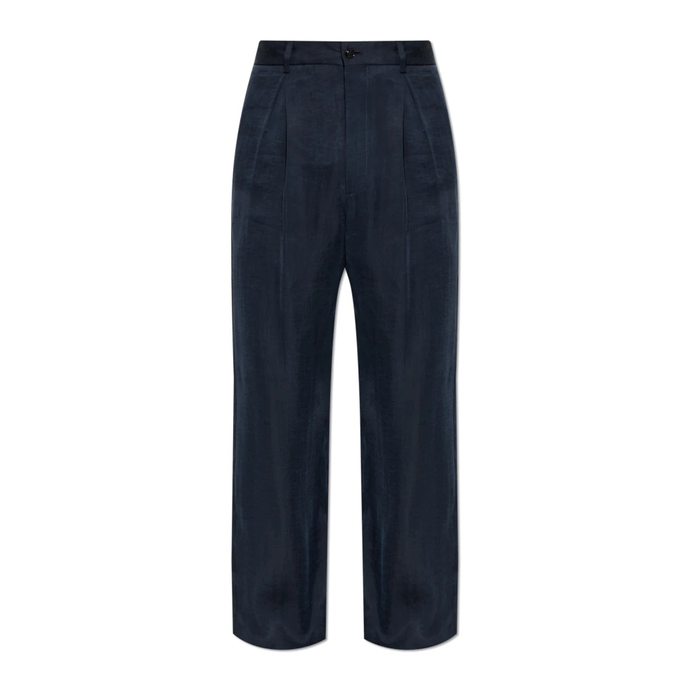 Giorgio Armani Uomo Blu Pantaloni, M, New,