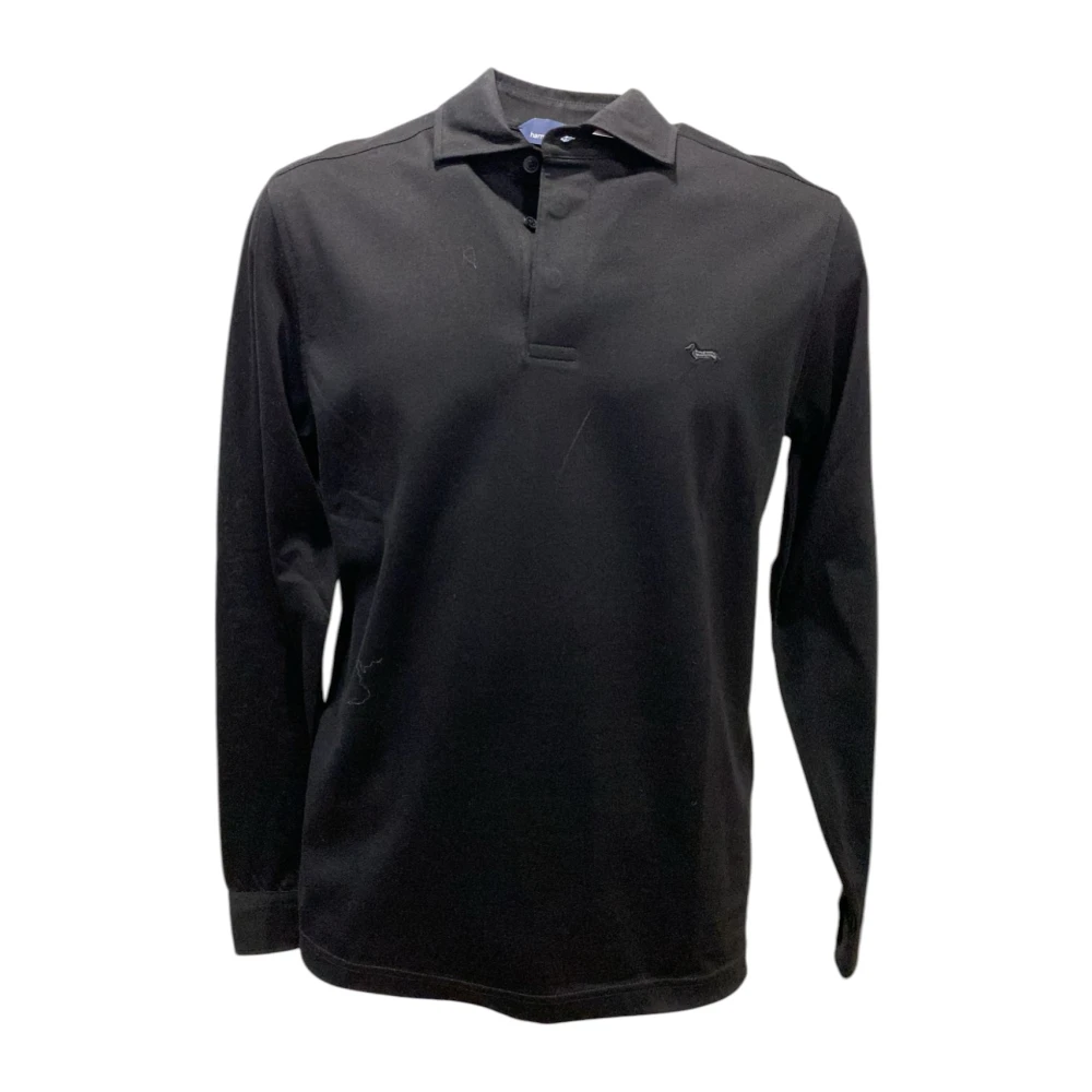 Harmont & Blaine Polo Lange Mouw Black Heren