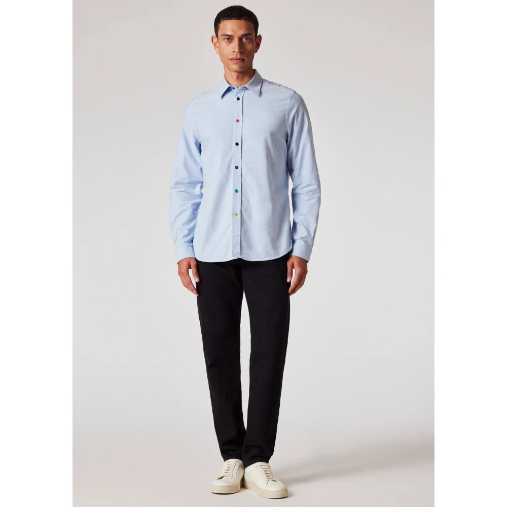 PS By Paul Smith Stijlvol Overhemd voor Mannen Blue Heren