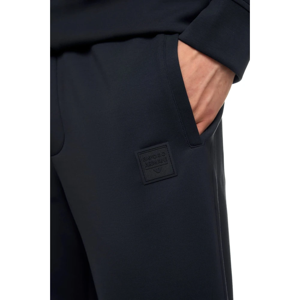 Emporio Armani Nachtblauw Heren Sportpak Black Heren