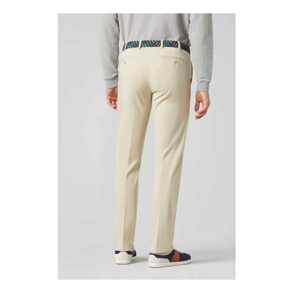 Meyer Slim Fit Katoen Chino Bonn Beige Heren