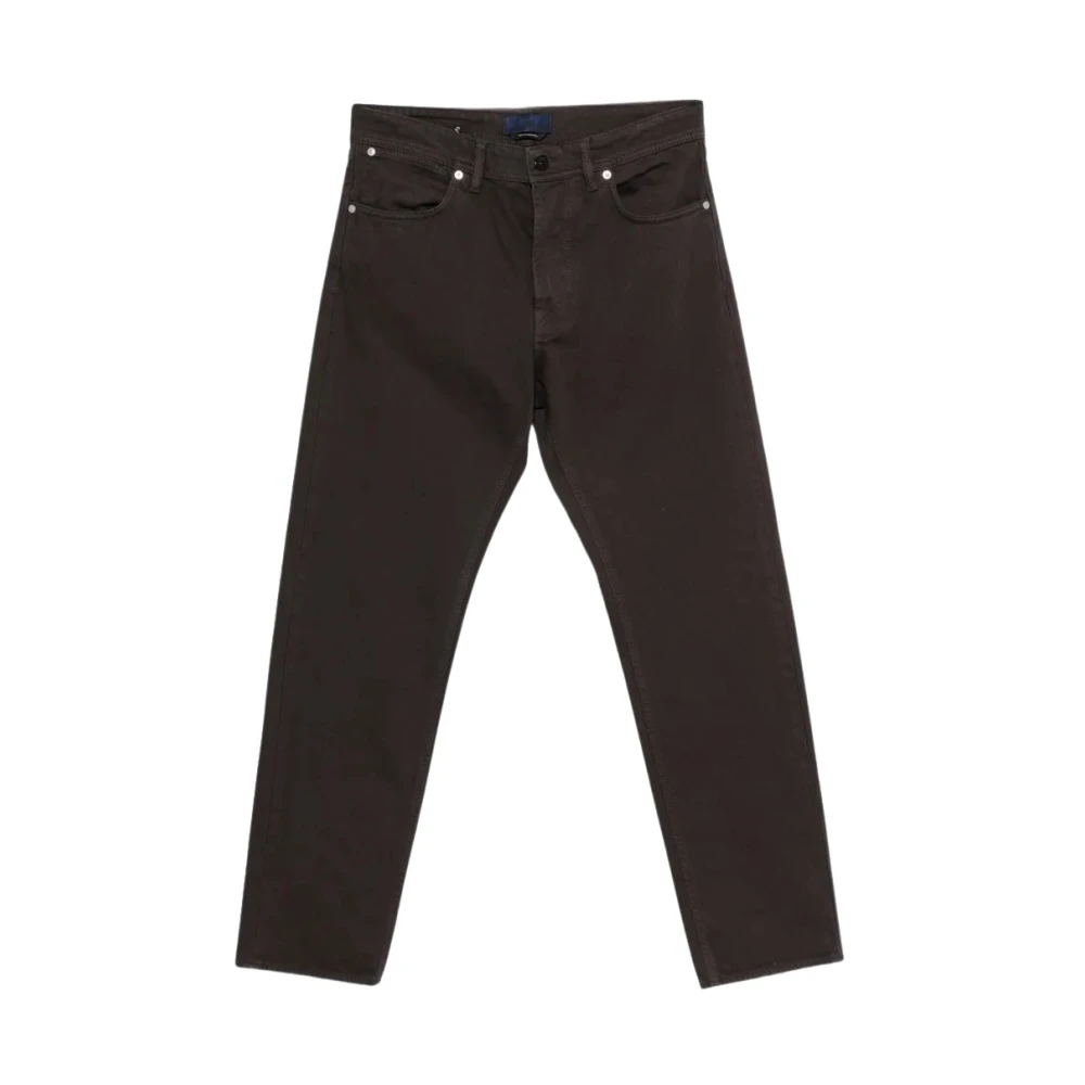 Stone Island , Straight Fit Jeans, Male, Brown, W32, J100005 Regular Straight Jeans