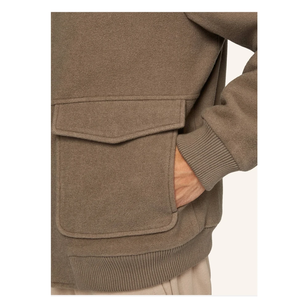 Boggi Milano Bomberjack Beige Heren