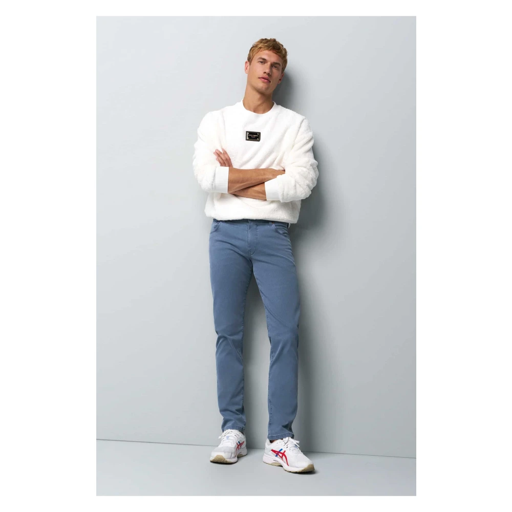 Meyer Slimme Fancy Jeans met Super-Stretch Kwaliteit Blue Heren