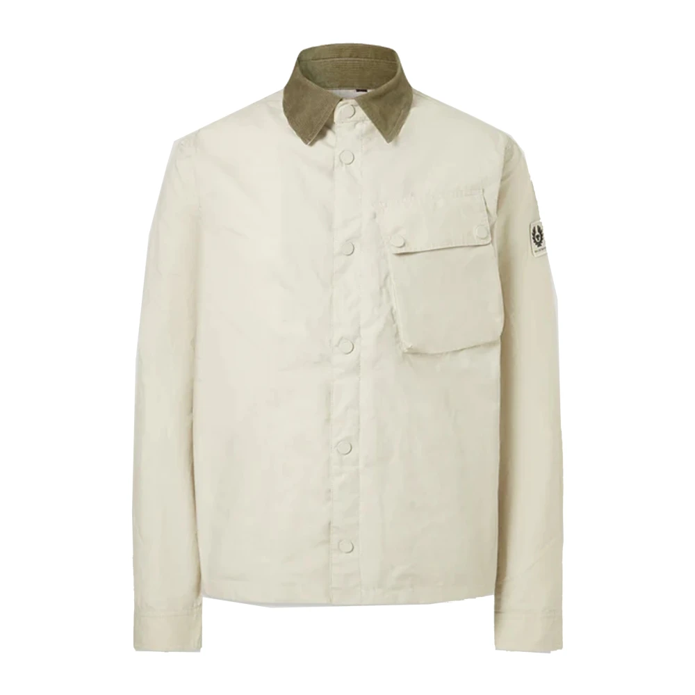 Belstaff Men's Beige Ground Jacket - Light Jackets - Xl - Jackets