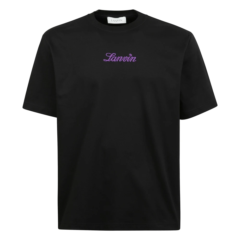 Lanvin - Tops > T-Shirts - Black - Lanvin - Modalova