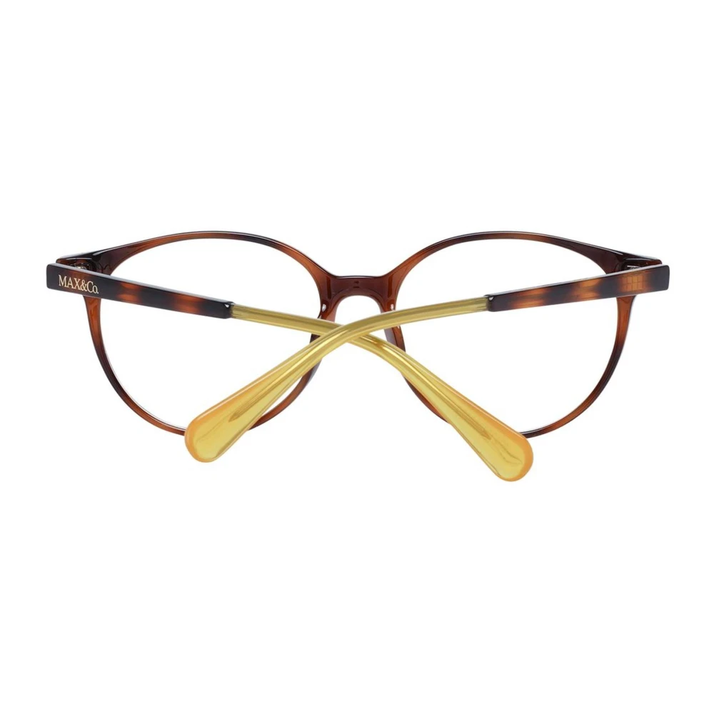 Max & Co Bruine Ronde Plastic Optische Frames Brown Dames