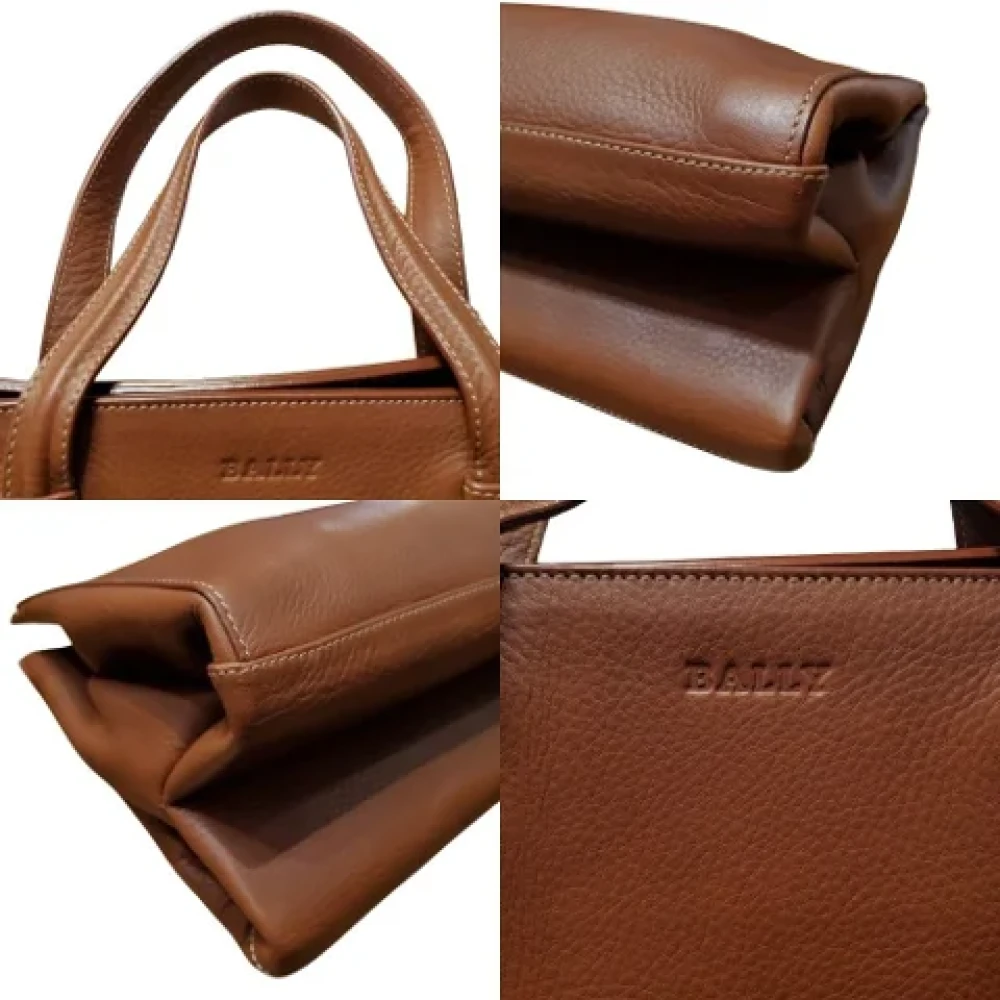 Bally Pre-owned Leather handbags Brown Dames