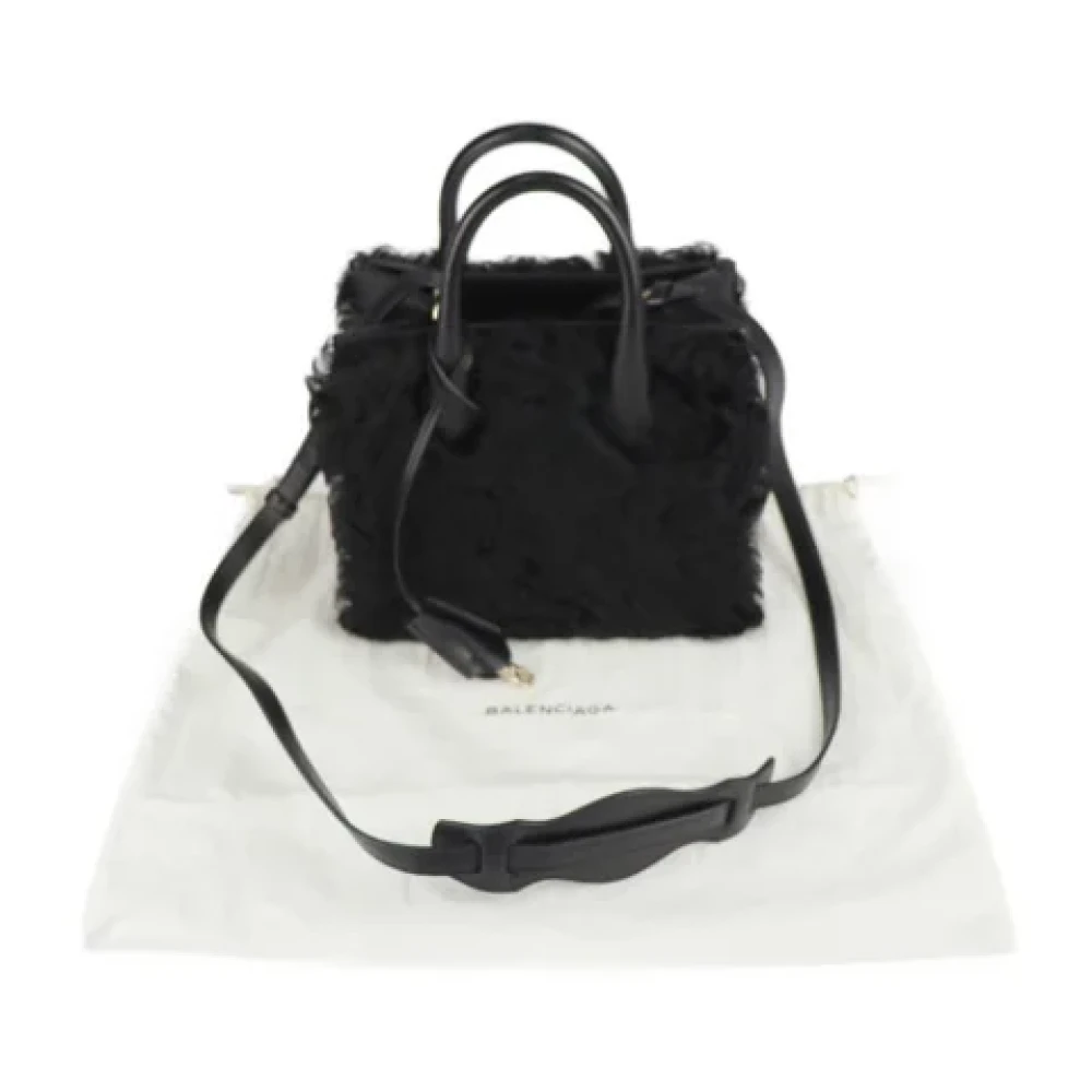 Balenciaga Vintage Pre-owned Fabric balenciaga-bags Black Dames