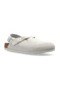 white-buckle-fastening-cork-sole-shoes