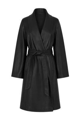 Claude Effortless Leather Coat