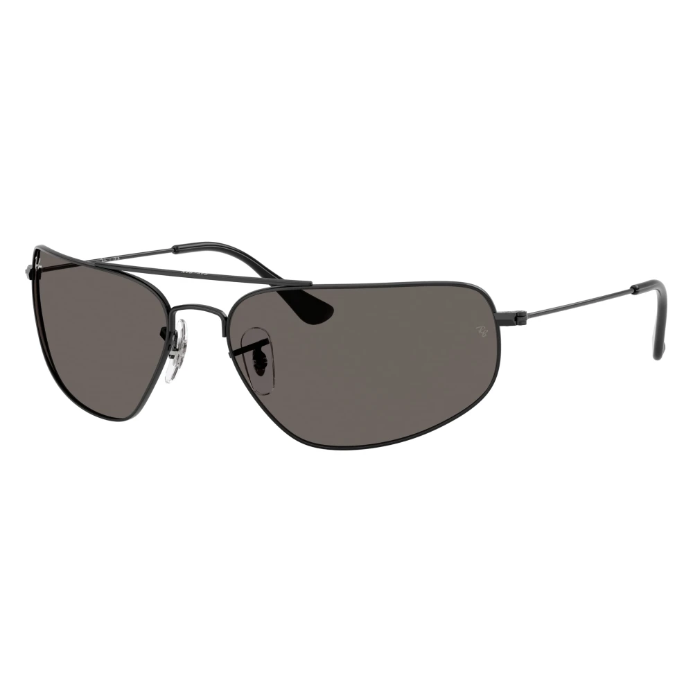 Ray-Ban Black Rectangular Sunglasses - Unisex - Sunglasses - 56 Mm - Accessories