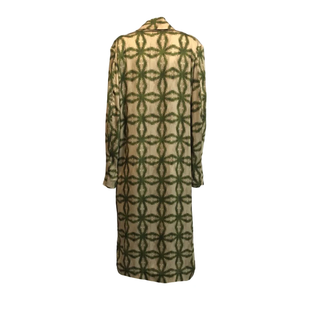 bazar deluxe Etnische Viscose Stretch Jas Kameel Groen Green Dames