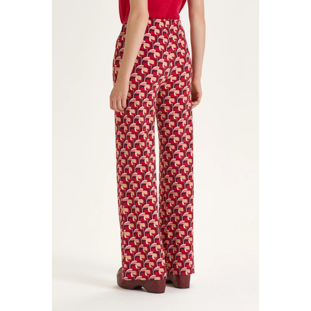 Maliparmi Jersey Poppy Broek Red Dames