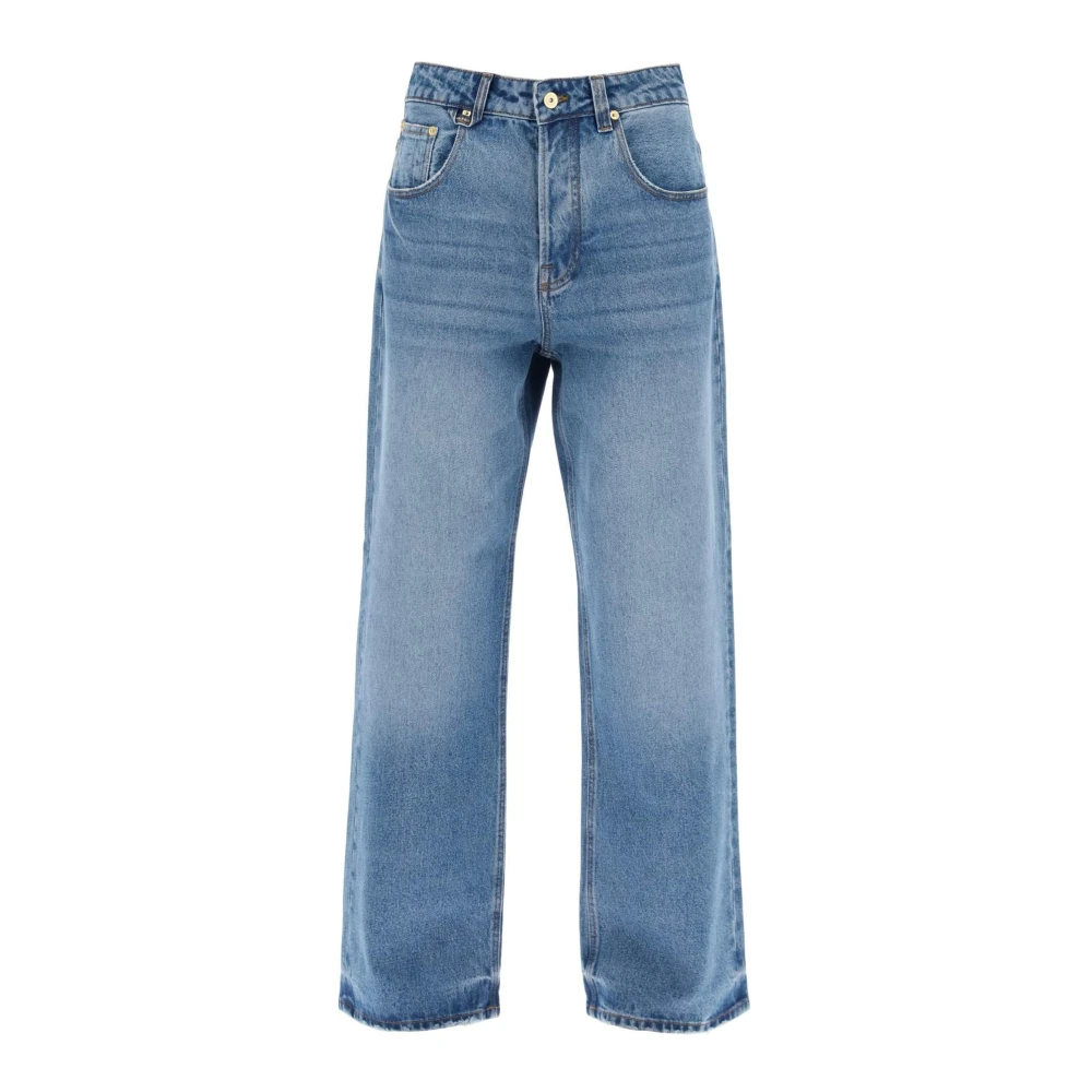 Jacquemus Grote De-Nimes Katoenen Jeans Blue Dames