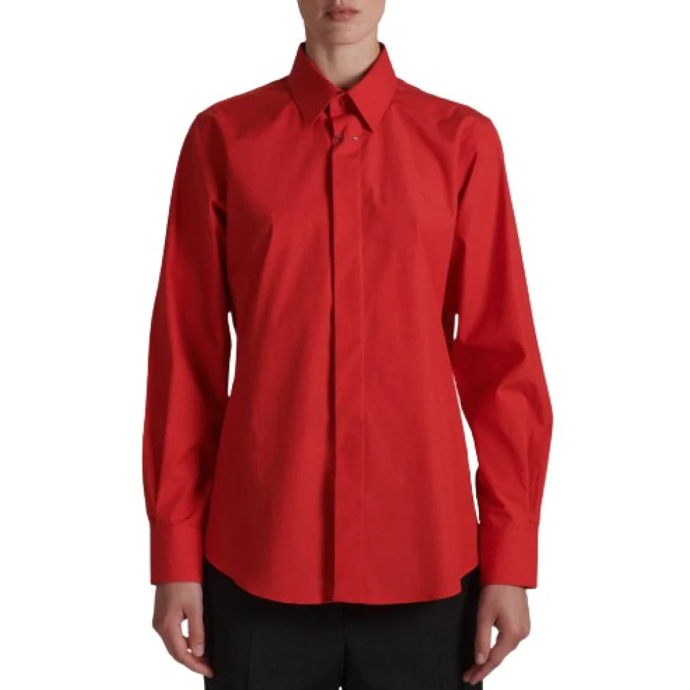 Barbara Bui Luxe Rode Chemise Montpellier Coqueline Red Dames