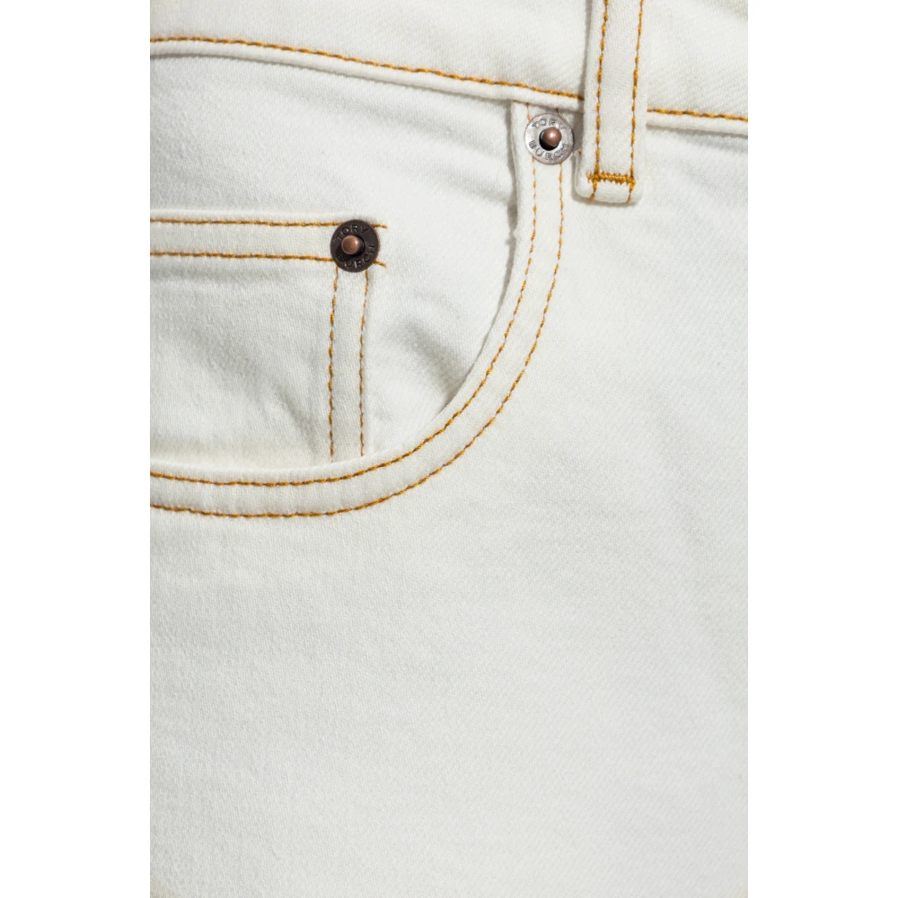 TORY BURCH flare jeans Beige Dames