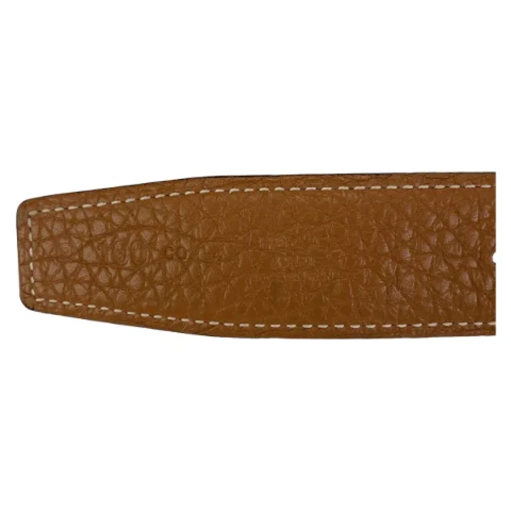 Hermès Vintage Pre-owned Leather belts Brown Heren