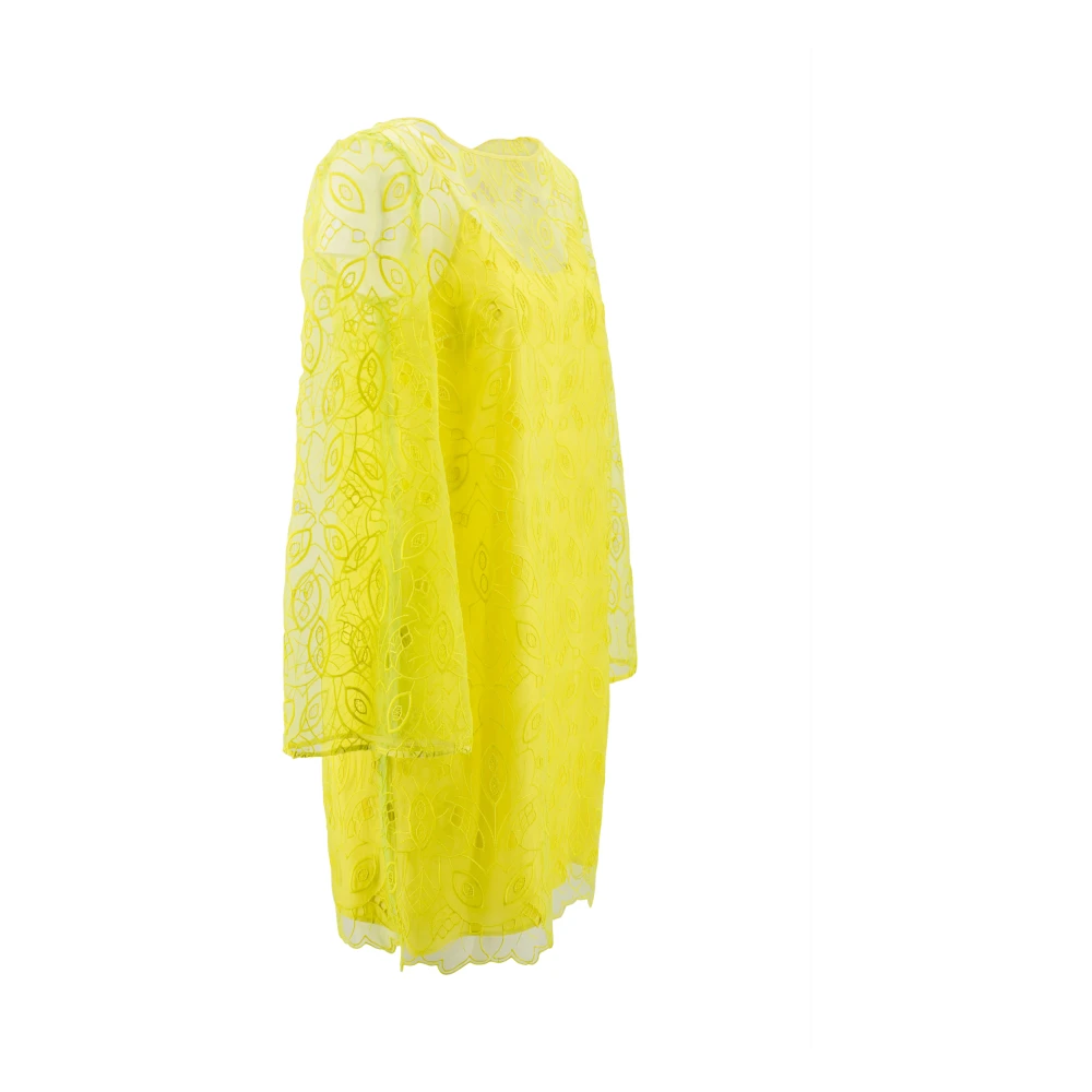 Max Mara Studio Short Dresses Yellow Dames
