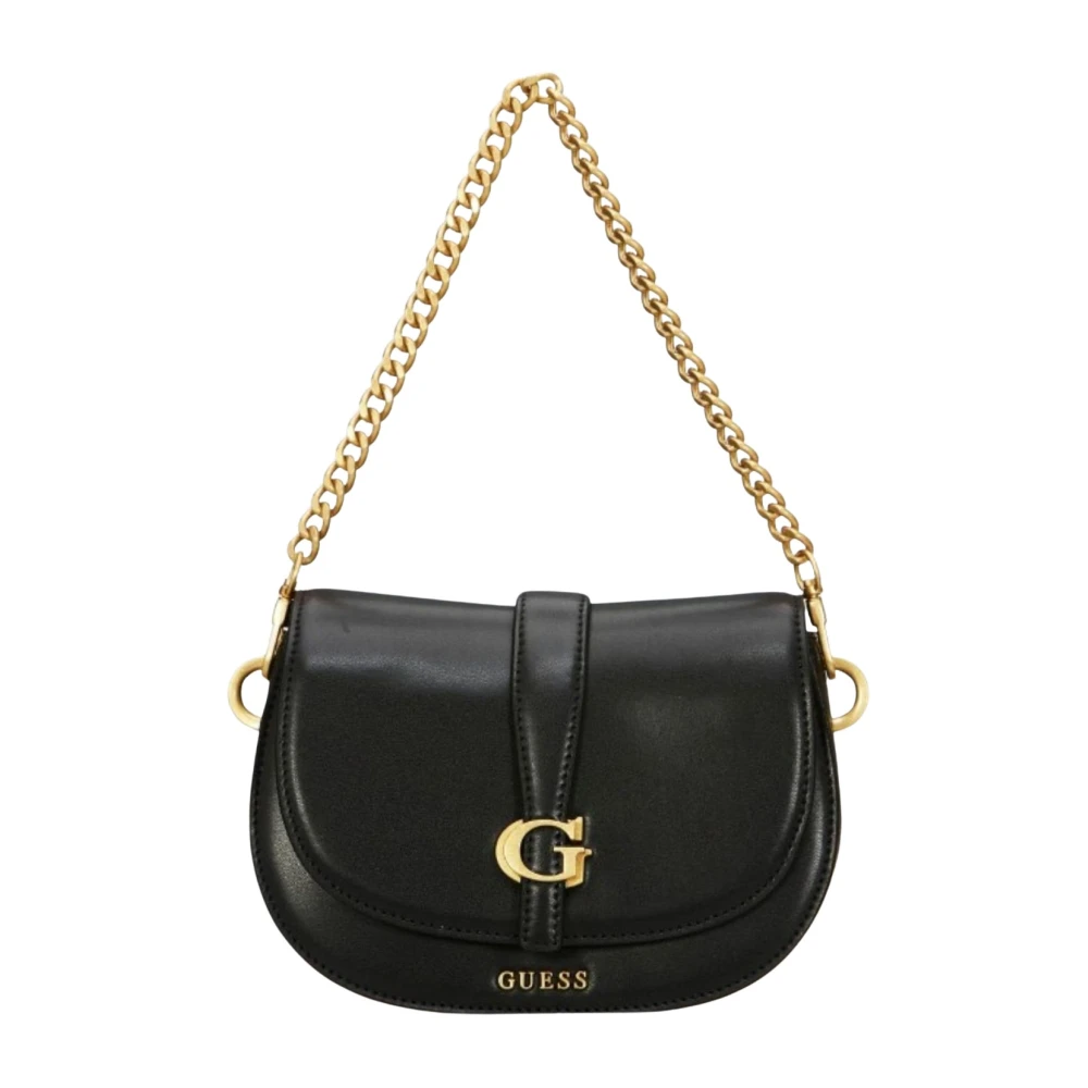Guess Zwarte Schoudertas Elegant Stijlvol Black Dames