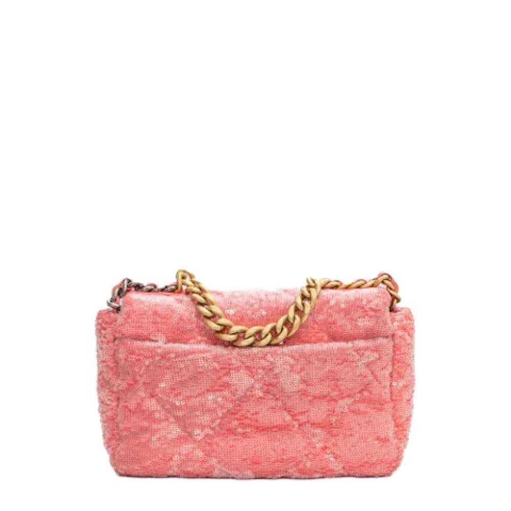 Chanel Vintage Pre-owned Fabric chanel-bags Pink Dames