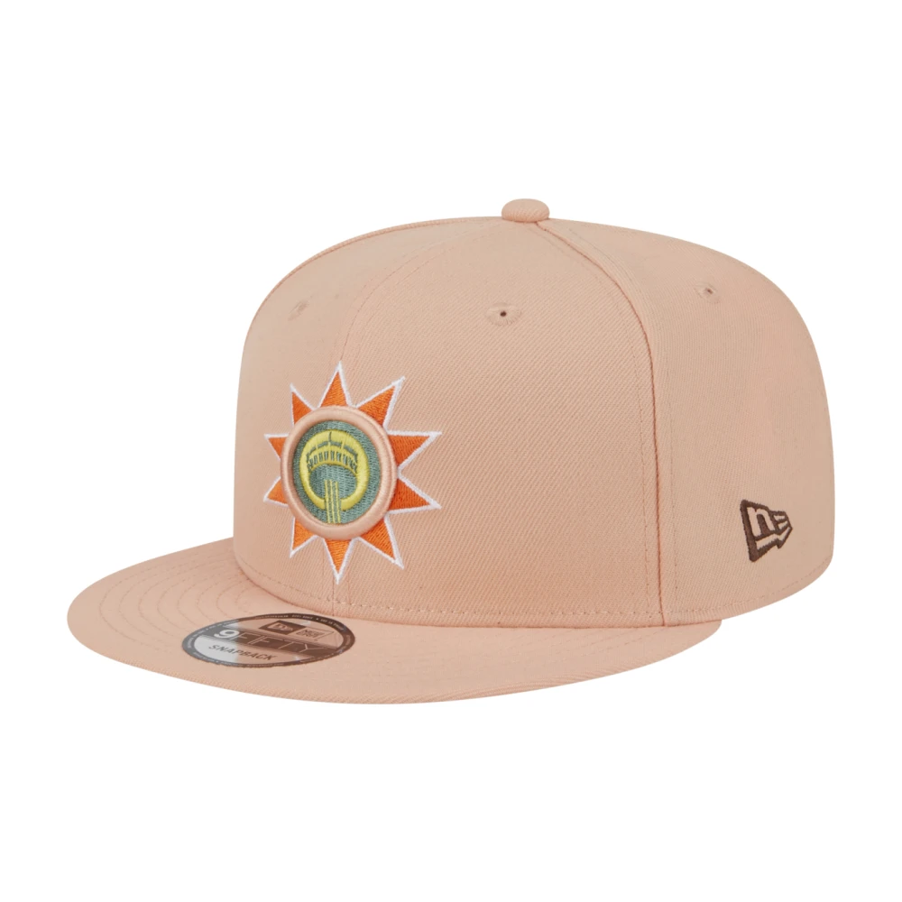 new era NBA ALT Pet Geborduurd Logo Orange Heren