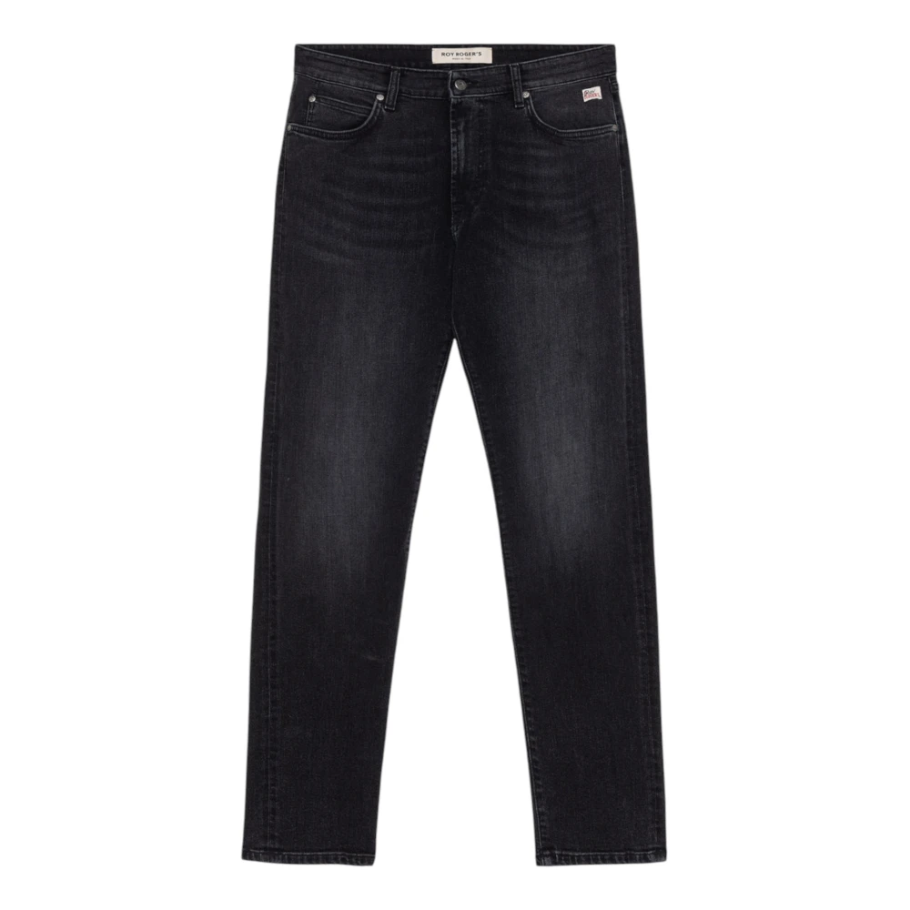 Roy Roger's Slim-fit Denim Jeans Black Heren