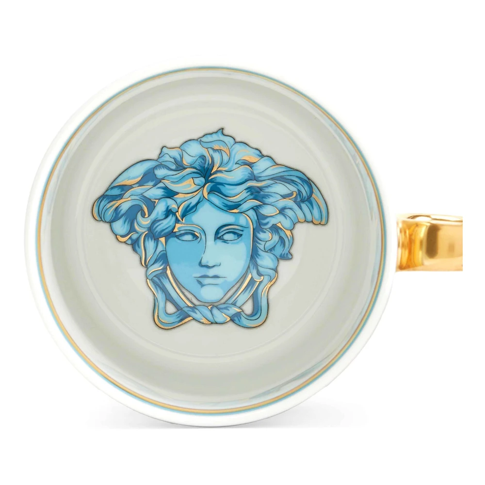 Versace Blauw glas met handvat Blue Unisex