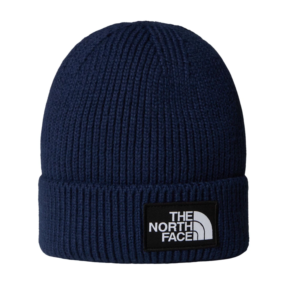 The North Face Uomo Blu - Logo Box Cuff Beanie - Accessories - One Size