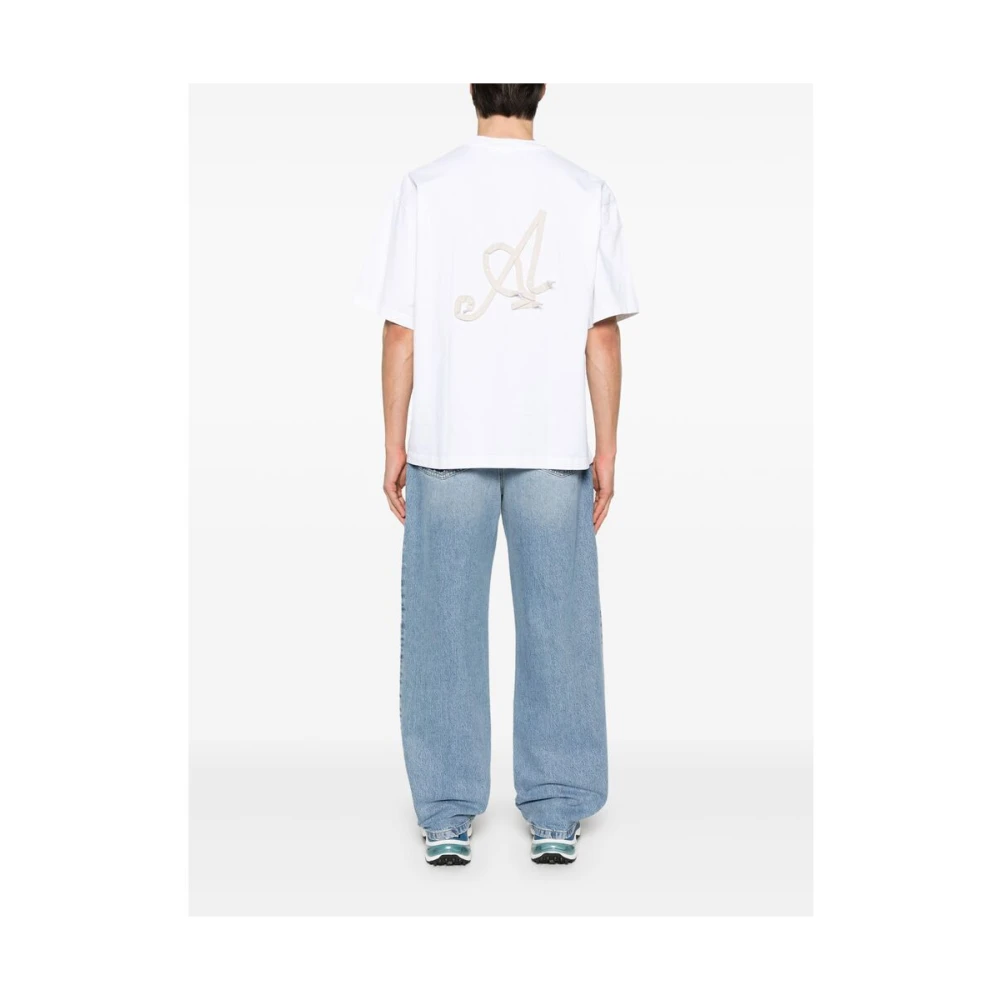 Axel Arigato T-shirt met ronde hals White Heren