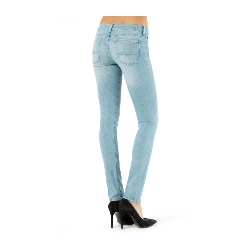 7 For All Mankind Slim Fit Jeans Blue Dames