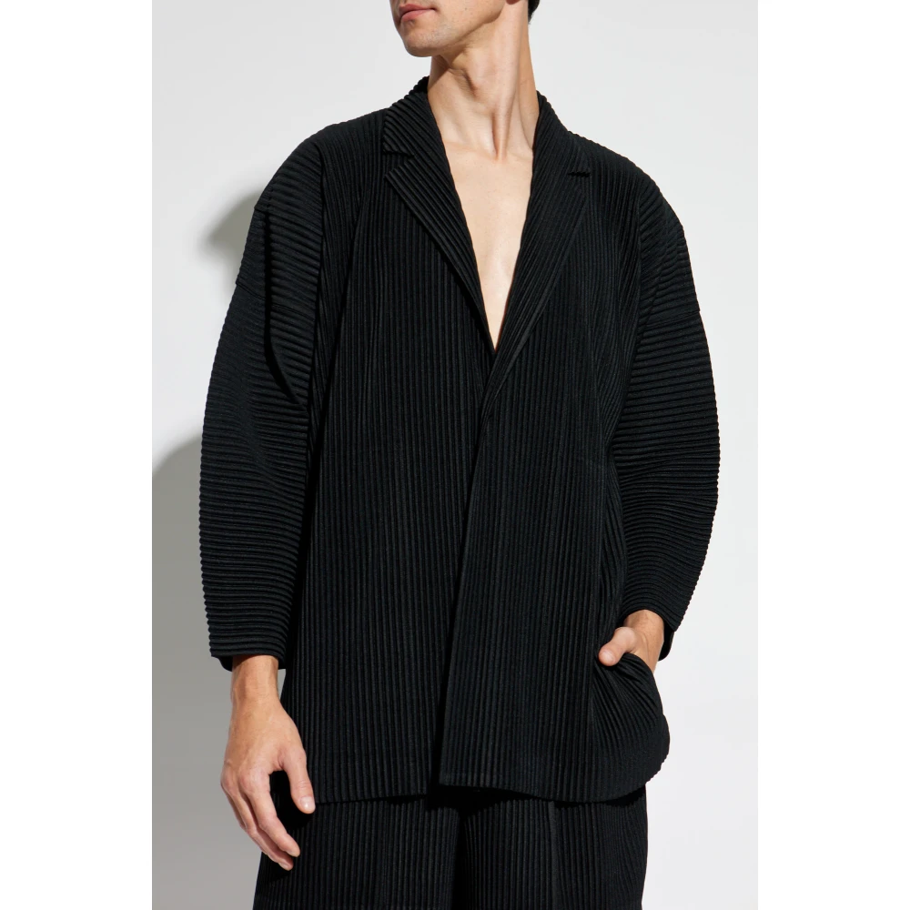 Issey Miyake Geplooide blazer van Homme Plisse Black Heren
