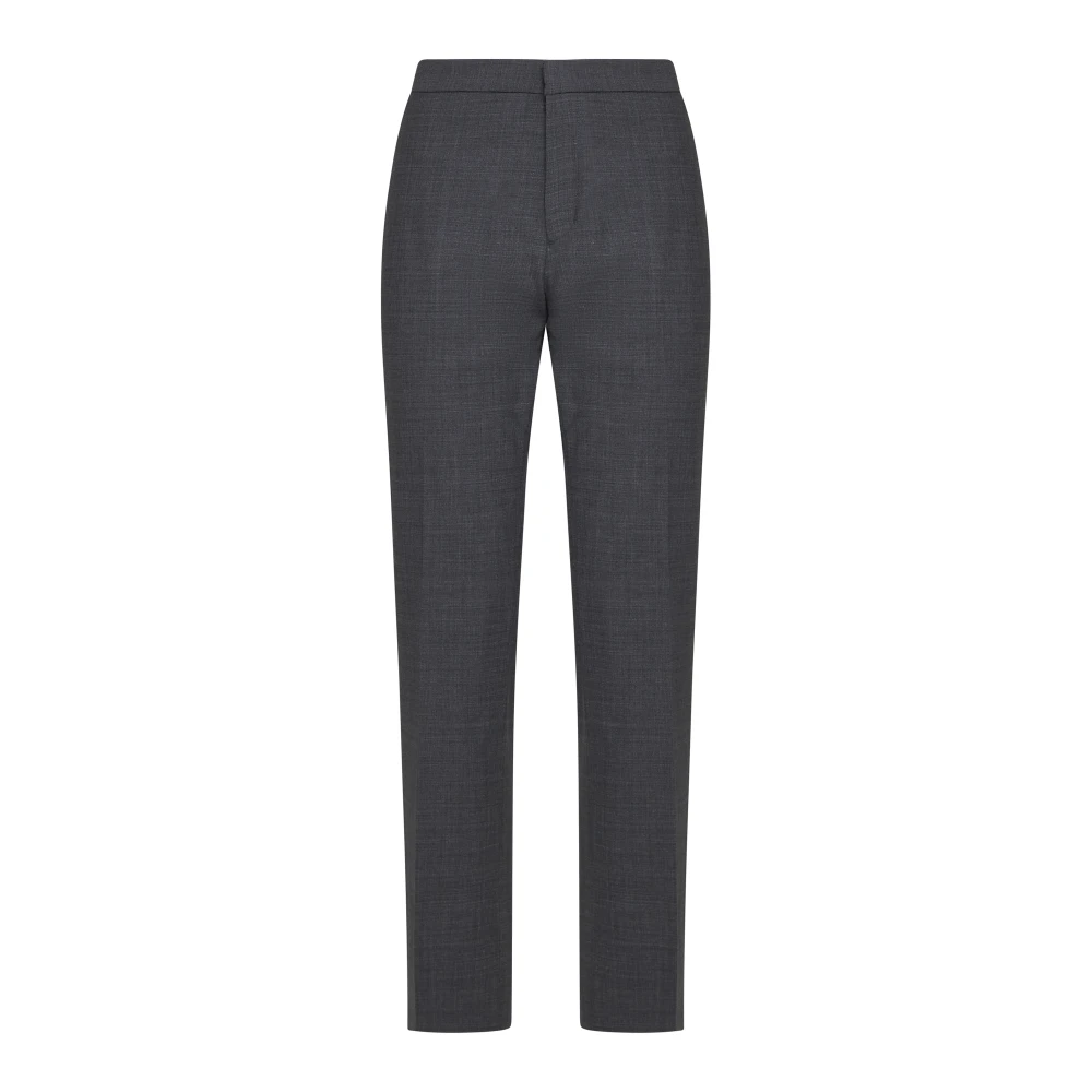 Fabiana Filippi Grijze Broek Elegante Stijl Gray Dames