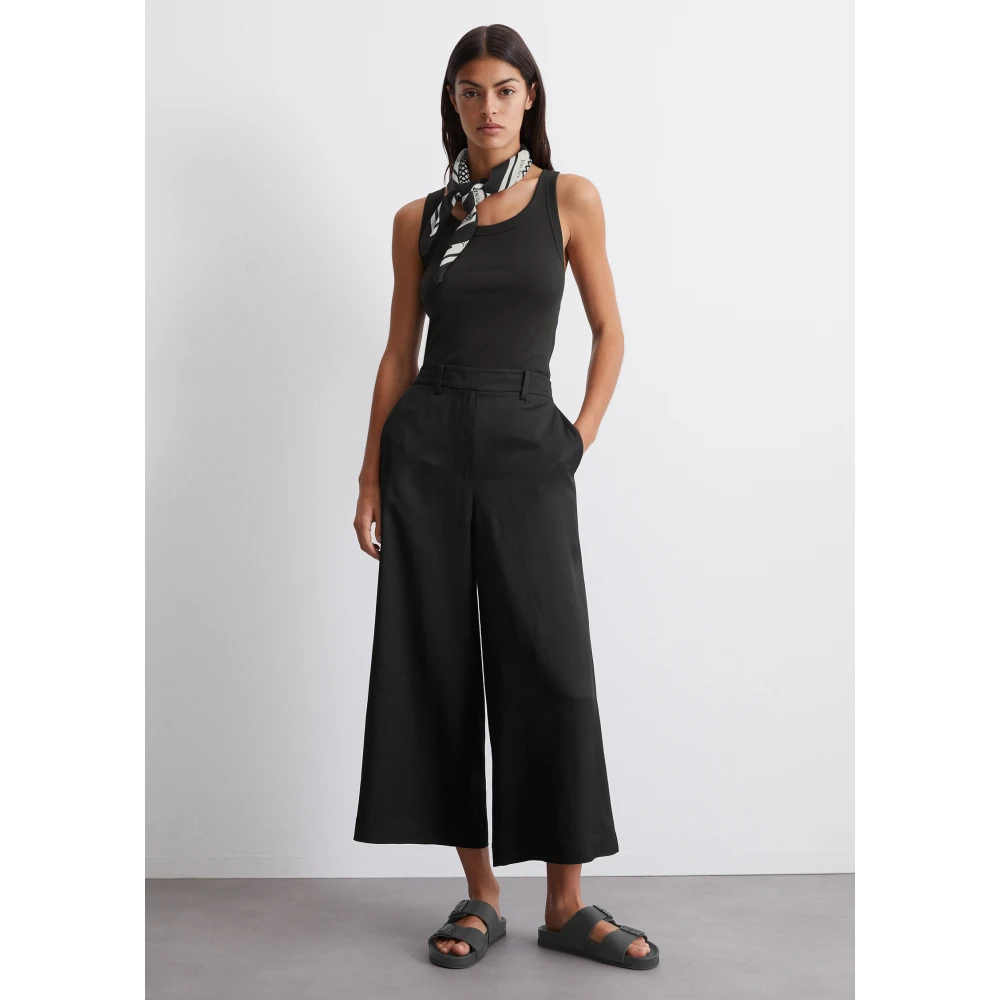 Marc O'Polo Relaxte broek Black Dames