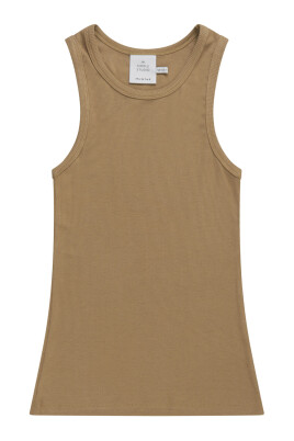ribbed-peach-top-with-round-neck