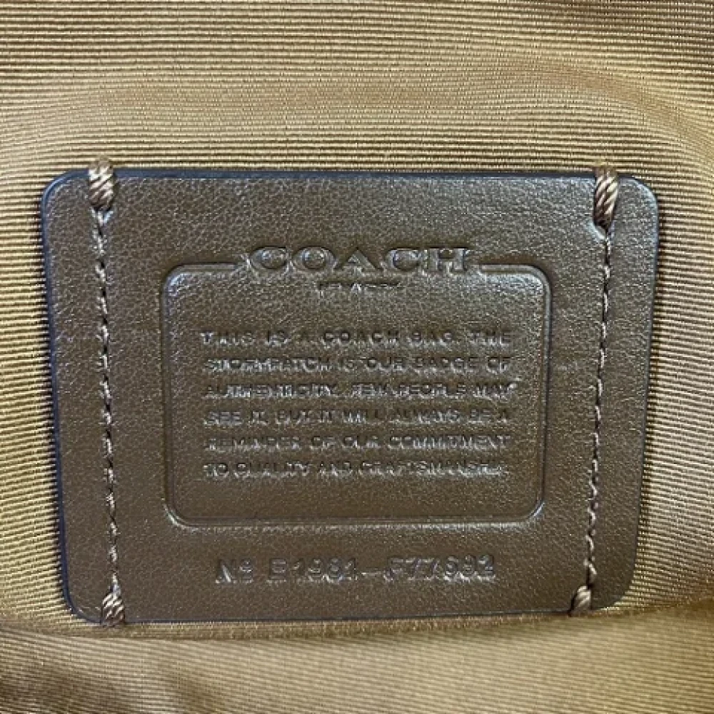 Coach Pre-owned Fabric shoulder-bags Beige Dames