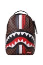 sac-a-dos-a-carreaux-marron-shark-attack