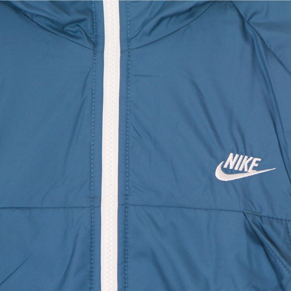Nike Omkeerbare waterafstotende capuchonjas Blue Heren