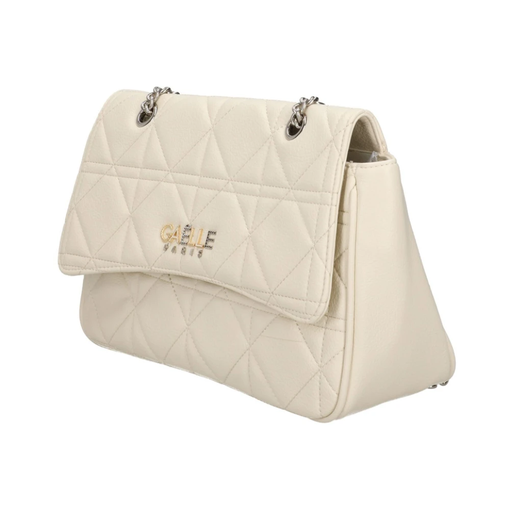 Gaëlle Paris Ivoor Schoudertas Hoogwaardige synthetische stof Beige Dames