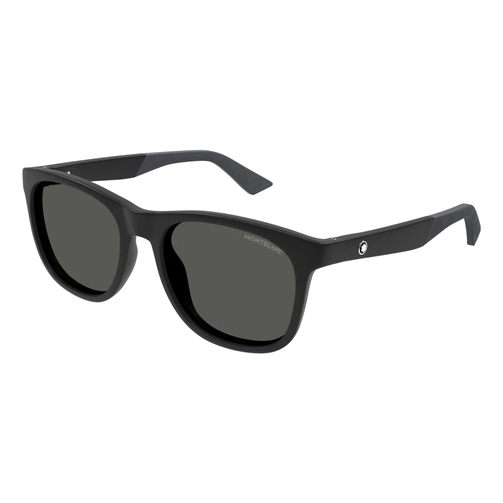 Montblanc Men's Black Stylish Sunglasses In - Sunglasses - 55 Mm - Accessories