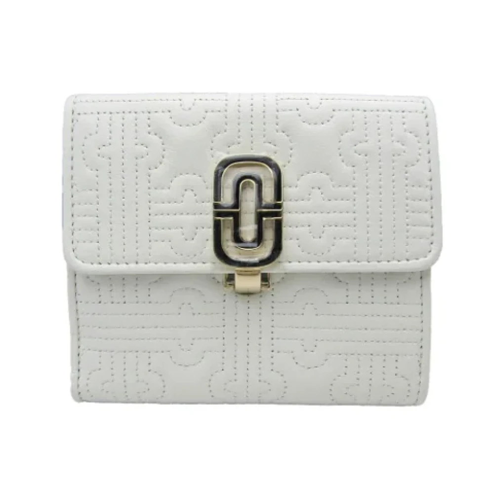 Bvlgari Vintage Pre-owned Leather wallets White Dames