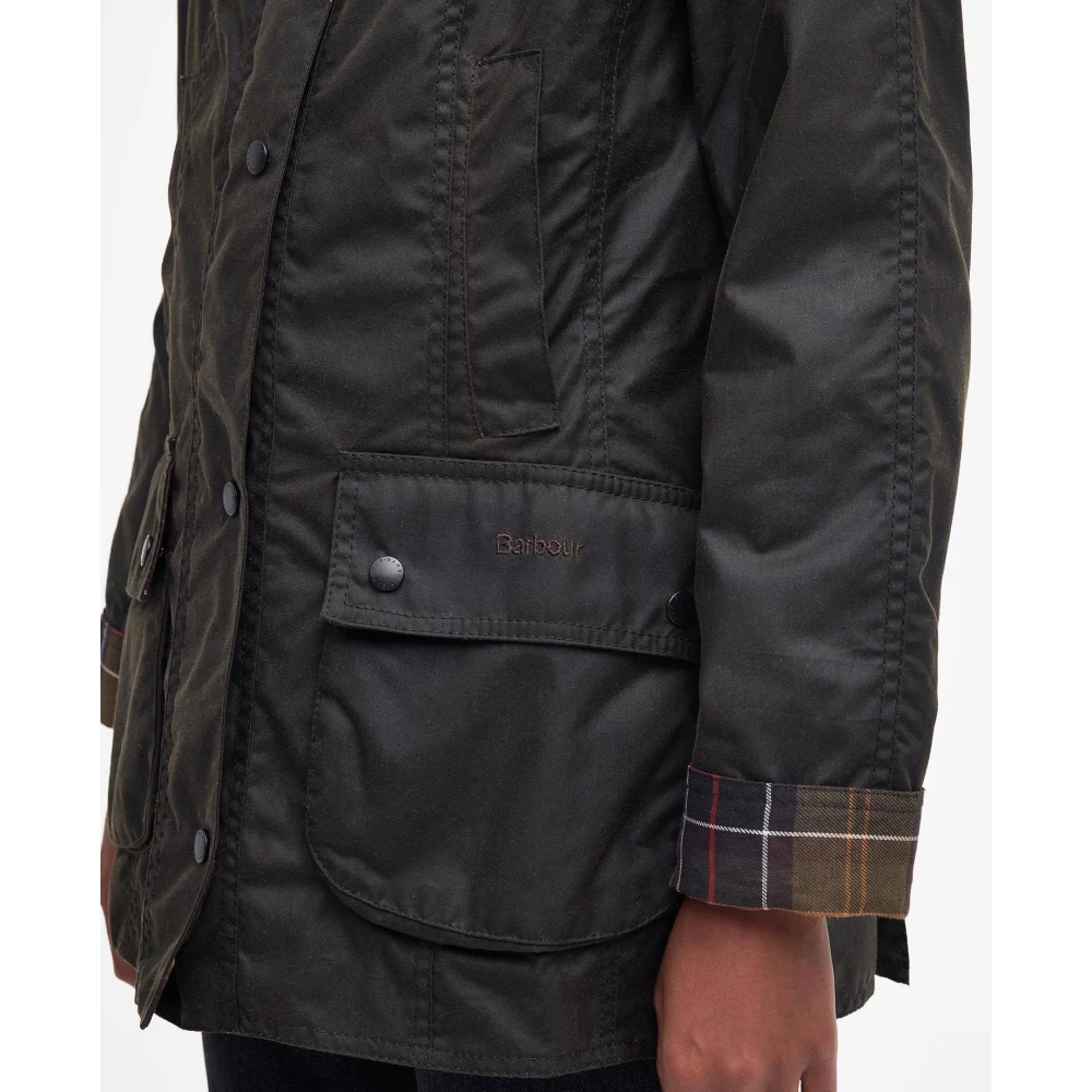 Barbour Klassieke Beadnell Wax Jas Green Dames