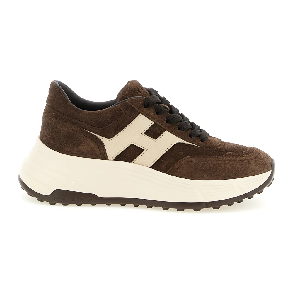 Hogan Hi‑Fi Sneakers Dames Schoenen Bruin
