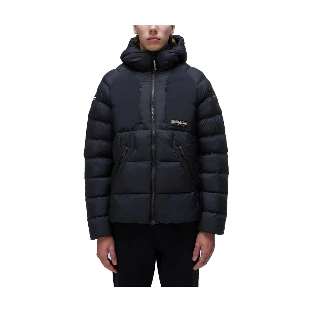 Napapijri Pufferjas voor stijlvolle winterlook Black Heren