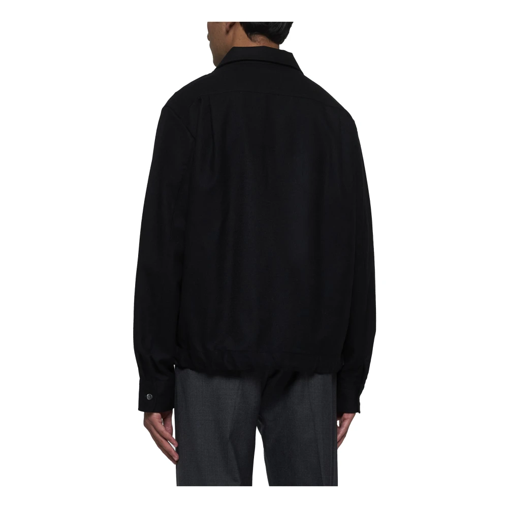 Givenchy Overshirt van wol met 4G-detail Black Heren