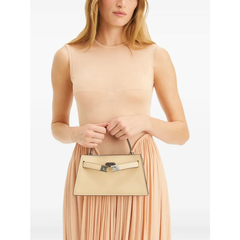 TORY BURCH Kleine Lee Radziwill Tote Tas Beige Dames