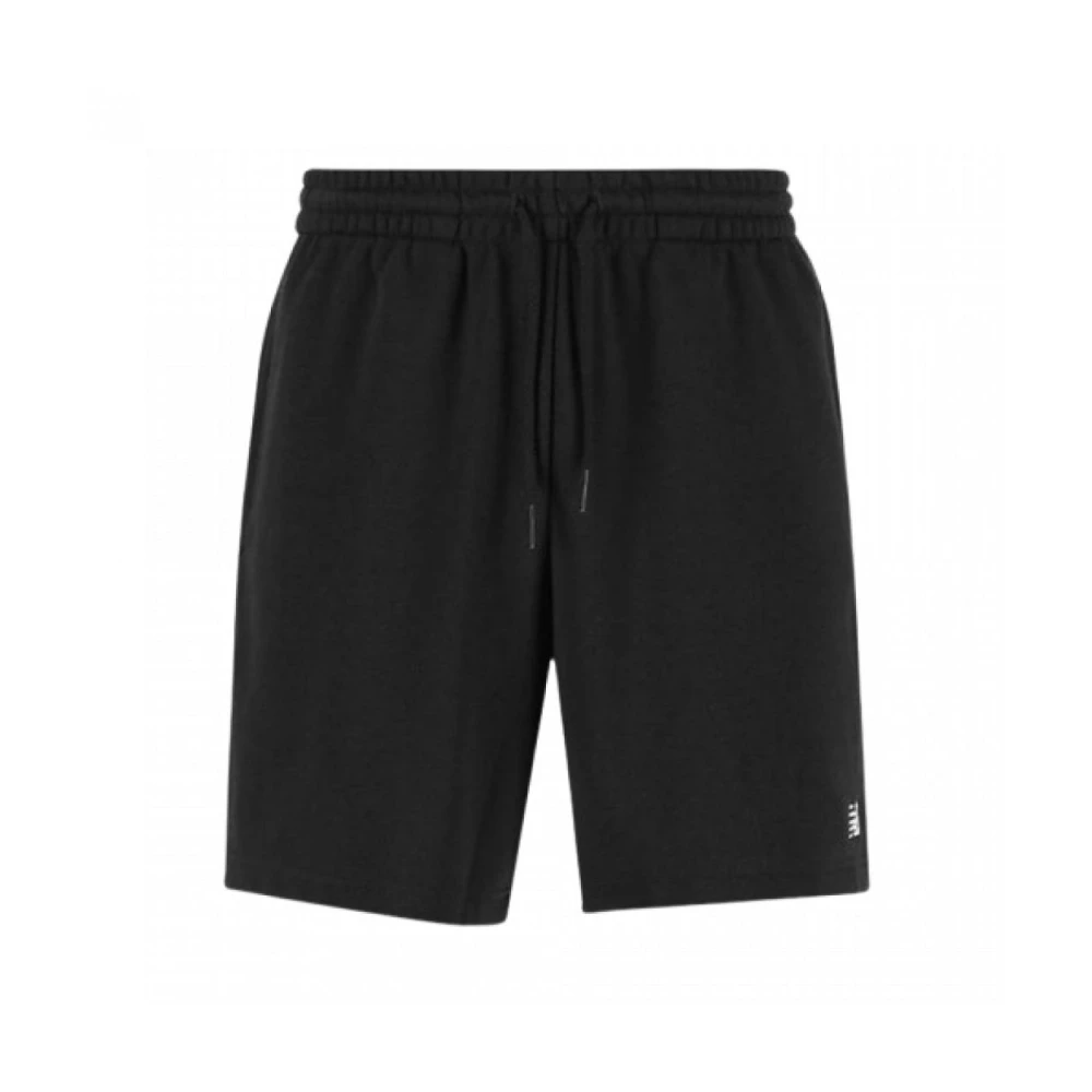 New Balance Katoenen shorts van hoge kwaliteit Moderne pasvorm Black Heren