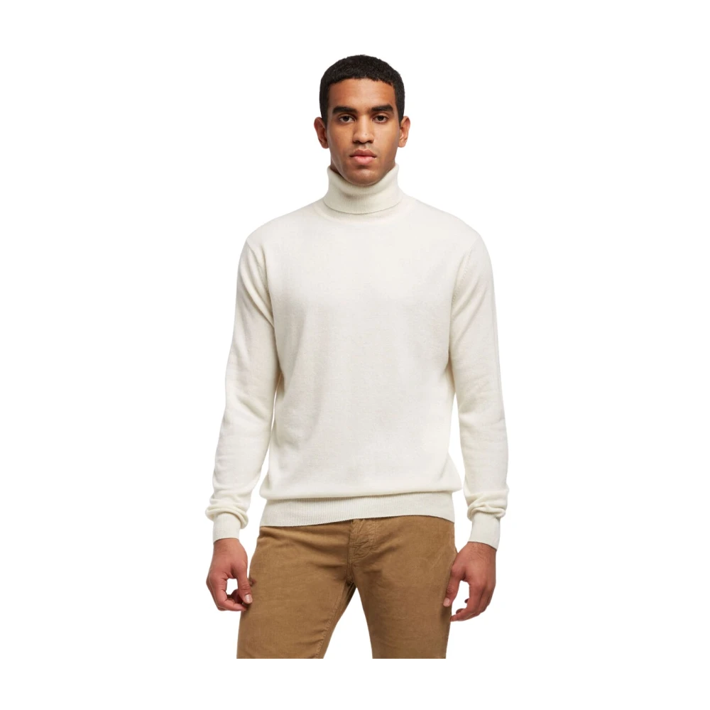 Brooks Brothers Beige Cashmere Turtleneck Jumper - Male - Cashmere Knitwear - L - Knitwear