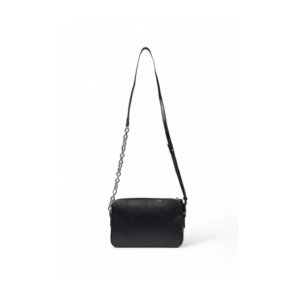 Replay Moderne Zwarte Polyester Handtas Black Dames